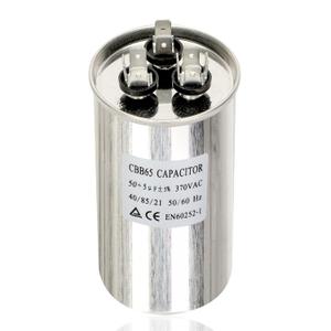 3313107.018 Capacitor Compatible with dometic RV Air Conditioner, 50+5uf+5%, 370VAC CBB65/CBB65A, Replaces 3316995.900, 3316348.900, 3100248.487