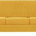 CONRUSER Stretch Sofa Slipcover, Soft Jacquard Sofa Covers for 3 Cushion Couch Washable Furniture Protector for Pets & Kids (Yellow, L)