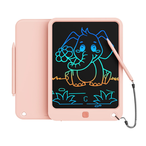 2pcs LCD Writing Tablet 10 Inch, Toys for 3 4 5 6 7 8 9 10 Year Old Boys Girls, Colorful Doodle Board Drawing Tablet, Gift for Boys Toddlers Age 3-12 Years, Memo Board, Drawing Pads with Lanyard (Pink)