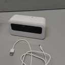 4 in 1 Rechargeable Loud Alarm Clock for Bedrooms with 16 Dynamic RGB Night Light, Digital Clock with Bluetooth Speaker, 11 Soothing Sound, 4000mAh Battery, LED Display for Bedside, Desk