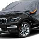 Premium Car Cover Custom Fit BMW X3/X3 M (2003-2025), 16 Layers Heavy Duty Car Cover Waterproof All Weather with Zipper Door for Sun Rain Snow Dust Uv Protection