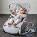 Orzbow Electric Baby Rocker & Toddler Chair, 3-Speed Auto-Rock, Up to 40lbs | Timer 30/60Min, 8 Soothing Melodies, 3 Recline Positions, 5 Volume Levels, Machine-Washable Cover, Battery or Plug-In Powered
