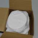 Diatomaceous Earth Coasters Set of 6 for Drinks, Moisture Water Absorbent Stone Coasters for Table Desk at Work, Water Absorbing Instant Drying Diatomite, Modern White