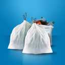 AmazonCommercial 18 Gallon Compactor Bags with Drawstring, 2 Mil, 50 Count