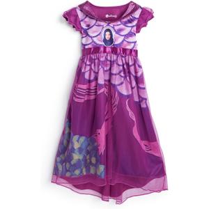 Disney Toddler/Little/Big Girls' Princess Fantasy Gown Nightgown (Purple)