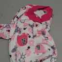 LovinPet Labrador Large Dog Onesies, Pet Anxiety Relief, Anti Licking, Post Surgery Recovery Clothe, Lightweight Stretch Fabric, Jungle Dreams Fuchsia Print, Large Dog Jammies, Big Pet PJ's/Medium (Red)