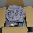 Xin Three Layer Cat Tree with Cat Condo and Two Hammocks,Grey, Small