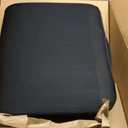 YOUFI Extra Thick Large Seat Cushion -19 X 17.5 X 4 Inch Gel Memory Foam Cushion with Carry Handle Non Slip Bottom - Pain Relief Coccyx Cushion for Wheelchair Office Chair (Black (1PACK))