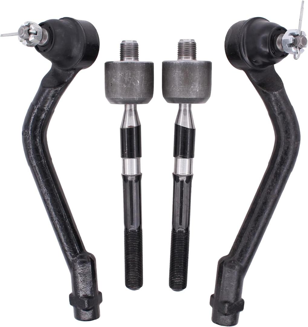 NewYall Front Inner and Outer Left Right Suspension Tie Rod Ends for Hyundai Azera 2012-2017 Sonata Excluding Hybrid 2011-2013 Kia Cadenza 2014-2015 Optima Excluding Hybrid 2011-2015