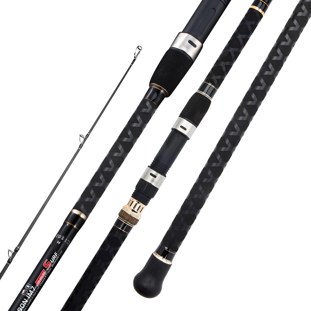 BERRYPRO Surf Spinning Fishing Rod Graphite Spinning Rod (10')