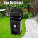 Dog Waste Container Outdoor Dog Poop Trash Can Outside Dog Poop Bin