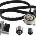 03L198119C 03L198119D 03L198119F Timing Belt Kit with Water Pump Fits for Audi A1 A3 A4 A5 A6 / for Volkswagen Amarok Ameo Beetle Caddy Touran 2.0T 1.6T