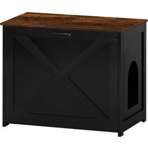 Cat Litter Box Enclosure, Hidden Litter Box Furniture, 27.6 Inches