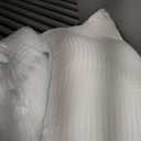 King Size Pillows Set of 2, Soft Fluffy and Supportive Hotel Collection Pillows 2 Pack for Side and Back Sleeper, Filled with Down Alternative Microfiber (White)