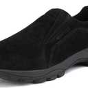 NORTIV 8 Men's Slip On Loafer Walking Shoes (10.5, Black)
