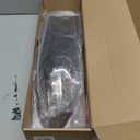 for Charger Headlight Cover, Smoked Front Head Light Lamp Guard Covers Trim Compatible with 2015-2024 Dodge Charger Exterior Accessories, Smoked Black