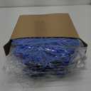 Sratte Large Glitter Snowflakes Ornaments 12" Plastic Giant Winter Christmas Hanging Decor Oversized Snowflakes Ornaments for Indoor Outdoor(Dark Blue,24 Pack)