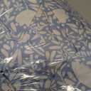 Floral Bed Sheets Queen Size 18" Deep Pocket Queen Sheets Soft Breathable Floral Sheets Queen Size Bed Set with 1 Flat Sheet, 1 Fitted Sheet, 2 Pillowcases (Queen, Floral White and Blue)