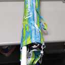 Grandekor 7FT Beach Umbrellas for Sand Heavy Duty Wind Portable Beach Umbrella with Table and Sun Shade Travel Beach Umbrella with Carry Bag 7FT Sun Umbrella Beach, UV 50+ (Green-Sun Shade)