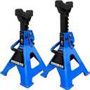 6 Ton Jack Stands Heavy Duty 13,200 LBs,Car Jack Stands for Trucks with Double Pin Locking & Extra Rubber Pads, 15.6"-23.4" Adjustable for Garage, Home,DIY Vehicle Lifting, 1 Pair Blue
