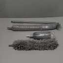 Cobweb Duster with Extension Pole, 100'' Microfiber & Chenille Ceiling Cleaner Kit, Reusable Feather Duster, Bendable, Washable