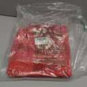 Sliner 12 Pcs Christmas Red Cloth Napkins Set 17 x 17 Inch Embroidered Seasonal Sayings Dinner Fabric Napkins Washable Wishes Grateful Blessed Merry Christmas Napkin for Holiday Kitchen Party