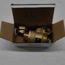 1/2" 9D-M3 Backflow Preventer Brass Dual Check Valve with Intermediate Atmospheric Vent,1/2 Inch,Female Union Inlet and Outlet,190T012,Replacement for Watts