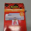 Scotch Thermal Laminating Pouches Premium Quality, 5 Mil Thick for Extra Protection, 100 Pack Photo Size Laminating Sheets, Our Most Durable Lamination Pouch, 5 x7 inches, Clear (TP5903-100)
