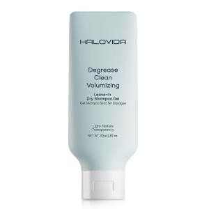 HALOVIDA Leave-in Dry Shampoo Gel, Instant Oil Absorption & Volume, Light Texture Transparency, Non-Aerosol, Safe & Clean with Natural Ingredients, 2.82 oz