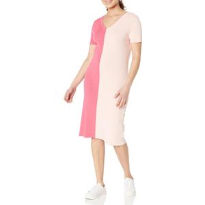 Anne Klein Women's Half Cap Sleeve Rib Knit Dress (M)
