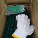 Tongmo 24" x 100' Green Hardware Cloth, 1inch Mesh Chicken Wire Fence, 19 Gauge Vinyl Coated Wire and Welded Wire Roll,Garden Fence, Poultry Netting for Rabbit/Duck/Chicken Coop