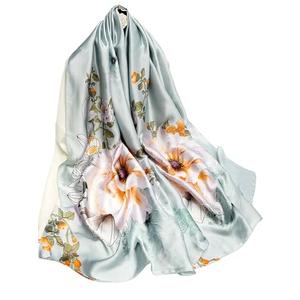 Onllh Large Shawl Scarf For Women Lightweight Wraps Silky Headscarf Long Sunscreen Scarfs T41