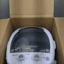 Elevon Mini Spin Dryer Portable Washing Machine, Compact Laundry for Home, Apartment, RV, Gray