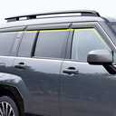 Side Window Deflector Visors Compatible with Hyundai Santa Fe 2024 2025 2026 Acrylic Smoke Tinted Sun Rain Wind Guards Shield Vent Cover Exterior Car Accessories 6PCS