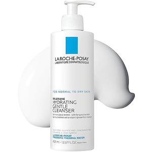La Roche-Posay Toleriane Hydrating Gentle Face Cleanser, Hydrating Facial Cleanser With Niacinamide + Ceramides, Daily Face Wash For Dry Skin To Normal Skin, Sensitive Skin Tested, Fragrance Free no lid