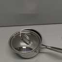 Cuisinart 1.5 Quart Sauce Pan with Cover, Stainless Steel Pot with Lid, Small Kitchen Pots, Dishwasher Safe, Compatible with Induction, Electric, Gas Cooktops, Oven Safe Saucepan, Cool Grip Handles