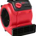 Vacmaster 3 Speed Floor Fan 156W 550CFM Air Mover Utility Blower Fan AM201 1101