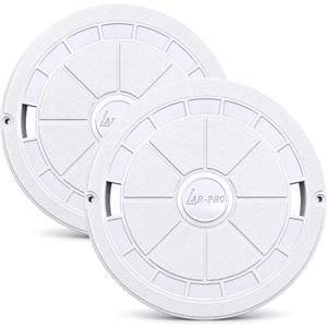 AR-PRO (2 Pack) Exact Replacement Hayward SPX1070C Skimmer Cover - Heavy-Duty Pool Skimmer Lid Direct Replacement for Hayward SP1070, SP1071, and SP10712S Automatic Skimmer Models,  9-7/8, Bottom8-5/16 (2PCS)