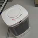 Lasko Portable Electric Ceramic Space Heater with ALCI Plug for Bathroom Use, 2 Heat Settings and Simple Heat Button, 8 Inches, White, 1500W, CD08200 (6.25 x 6.25 x 7.65 inches)