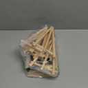 Juvale Mini Chalkboard Signs with Stand - 6-Pack Wood-Framed Tabletop Chalkboard Sign, 7x7x4 in (6x4 in Writing Area), Black - Reusable Double-Sided Boards for Weddings, Coffee Shops & Events