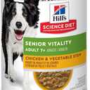 Hill's Science Diet Adult 7+ Senior Vitality Wet Dog Food (EXP 07/14/27)