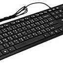 KB518 Oker Keyboard Thai Language Black Waterproof from USB Slim+Desktop