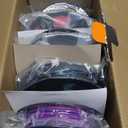 TECBEARS Dual Color PLA Filament Bundle, Matte PLA 3D Printer Filament Bundle, Dimensional Accuracy +/- 0.02 mm, 250g Spool, 8 Rolls, 2kg in Total