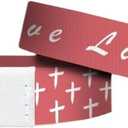 9 x Bible Verse Bracelets Christian Bracelet Wristbands with NFC (Daily Bible Verse Pink)