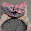 Lelepet Dog Coat Warm Dog Winter Coat Waterproof Dogs Jacket with Harness Built in Reflective Pet Fleece Vest Zip-Up Cold Weather Coats for Large Dogs Turtleneck & Windproof Coats Boxer Pink XL