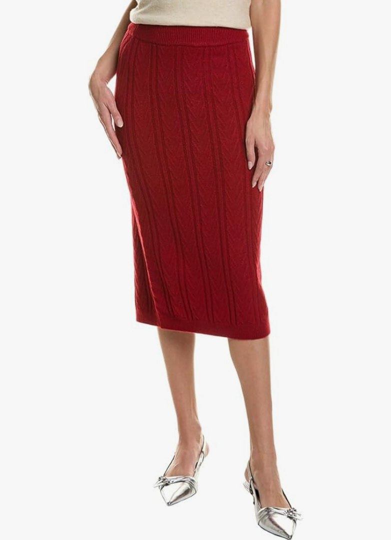 Women's Chevron Stitch Pencil Skirt SIZE S
