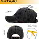 Funny Retro Baseball Cap If I am Missing I Will go Fishing Sun Protection and Windproof Gifts for Fishing and Outdoor Sports Enthusiasts Dark Grey