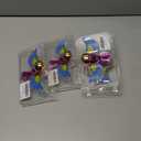 4 x Simulation Flying Bird Hood Ornament, Wind-Powered Creative Rotating Wing Car Decorations, Car Accessories with Durable Adhesive Base, Motorcycles Styling Truck Hood Ornament, Purple