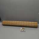 No Drill Cordless Bamboo Roman Shades, 30" W × 64" H, Highfield Teak