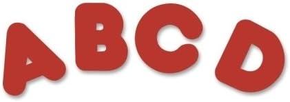 Red 2" Casual Uppercase Ready Letters, Pack Of 2